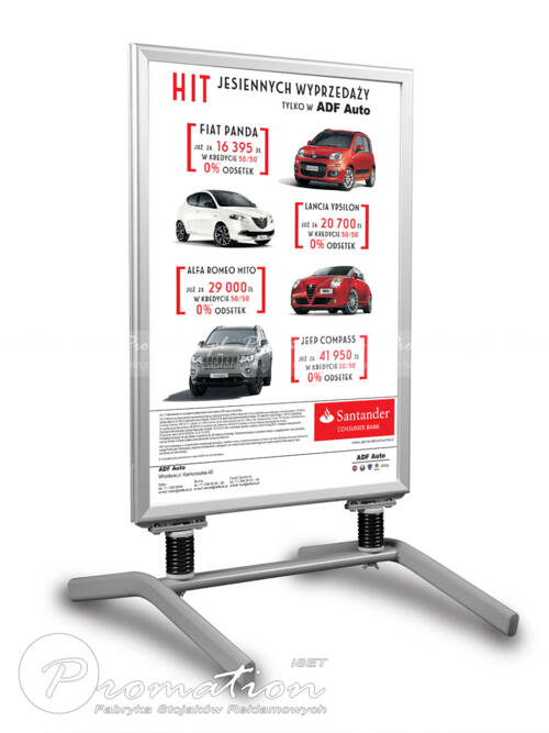 Dwustronny stojak na plakat A1 — zdjęcie produktu