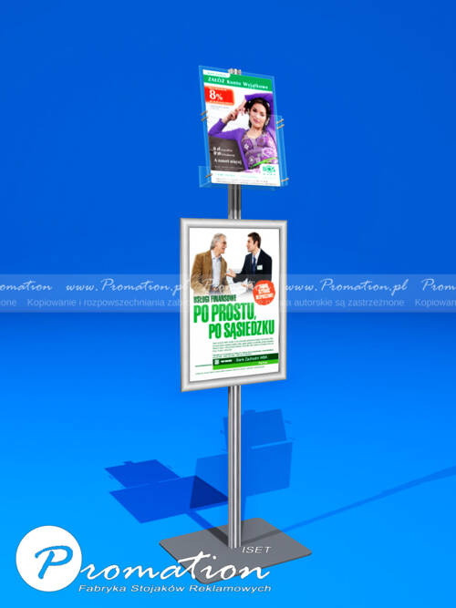 Stojak informacyjny na plakat A3 i ulotki A4 — zdjęcie produktu