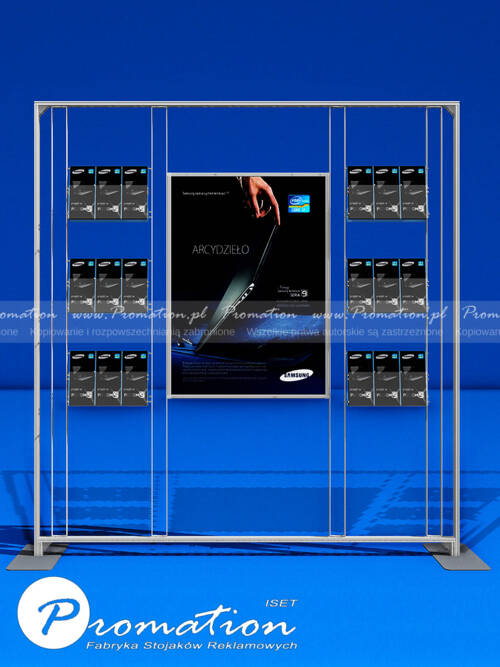 Aluminiowy stojak na plakat A1 i ulotki DL — zdjęcie produktu