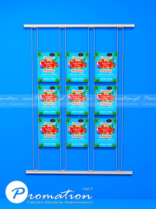 Witrynowy system prezentacyjny A4 x 9 — zdjęcie produktu