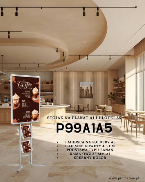 Stojak na ulotki i plakat A1 — zdjęcie produktu