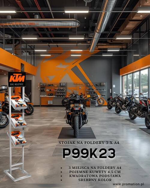 Stojak do ulotek A4 x 3 — zdjęcie produktu