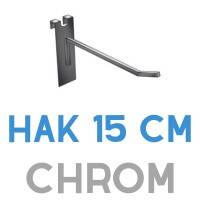 Hak pojedynczy fi5-15cm chrom