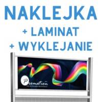 Naklejka z Twoim logo 600×210 mm (komplet 1–10 szt.)