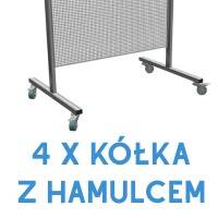 kółka z hamulcem kpl 4 szt.