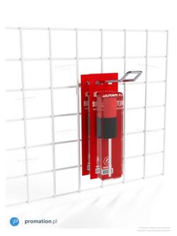 Śrubokręty w blistrach na podwójnym haku 15 cm P902-15 – kilka opakowań na kracie w markecie budowlanym