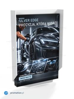 Kuweta P99ZA4k od przodu z ulotkami A4 – cała okładka widoczna nad niskim przednim rantem