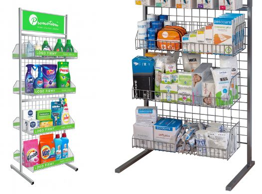 Stojaki z koszami - kategoria produktów Promation