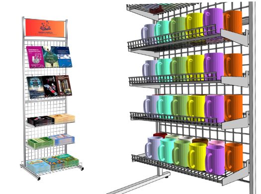 Stojaki z półkami - kategoria produktów Promation